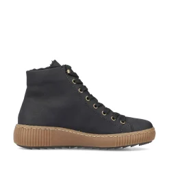 Rieker Low Shoes & Slippers-Women'S Lace-Up Shoes Asphalt Black