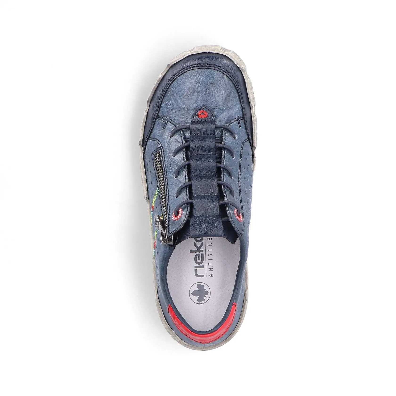 Rieker Low Shoes & Slippers-Women'S Lace-Up Shoes, Slate Blue