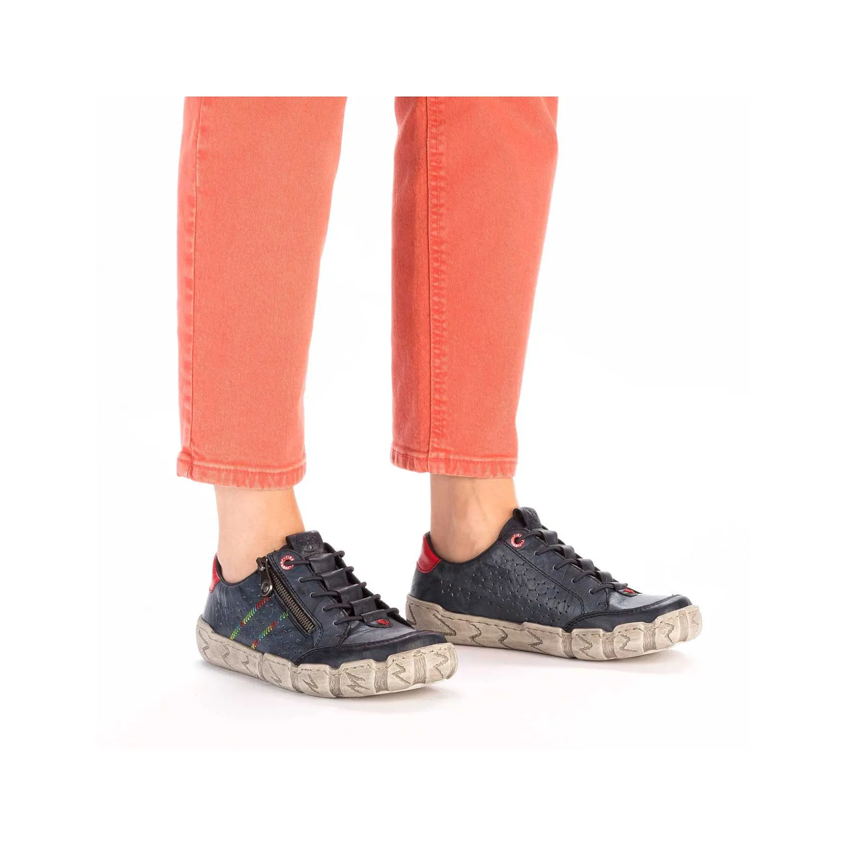 Rieker Low Shoes & Slippers-Women'S Lace-Up Shoes, Slate Blue