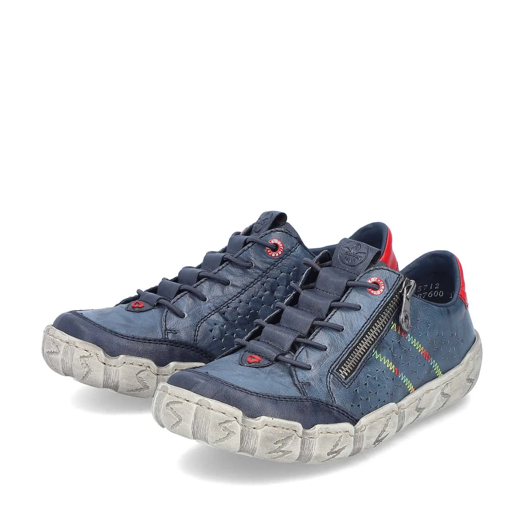 Rieker Low Shoes & Slippers-Women'S Lace-Up Shoes, Slate Blue