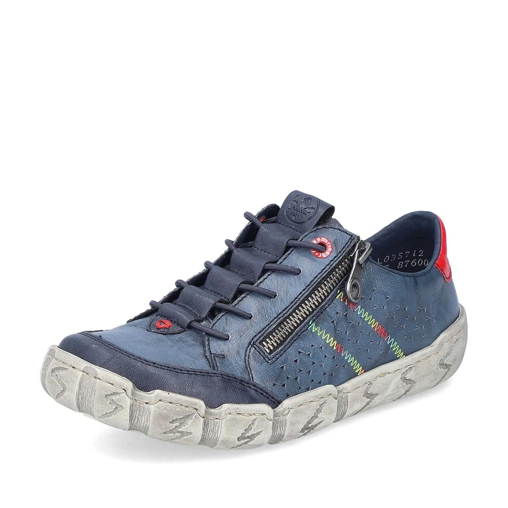 Rieker Low Shoes & Slippers-Women'S Lace-Up Shoes, Slate Blue