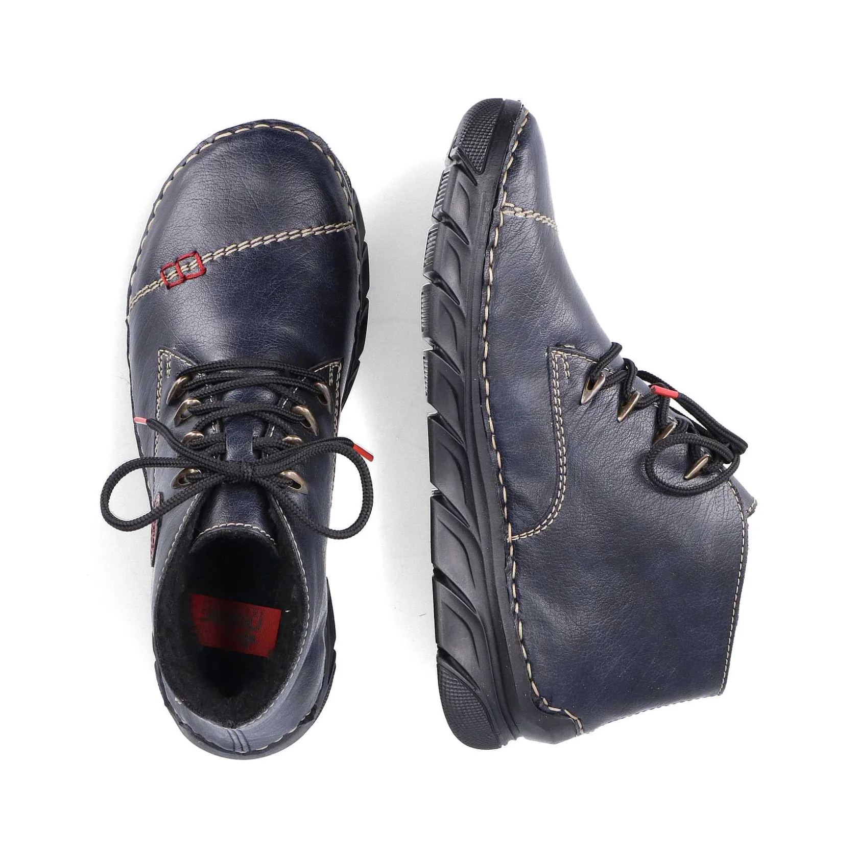 Rieker Low Shoes & Slippers-Women'S Lace-Up Shoes Navy Blue