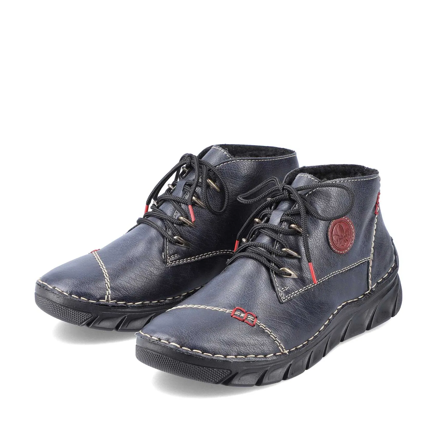 Rieker Low Shoes & Slippers-Women'S Lace-Up Shoes Navy Blue