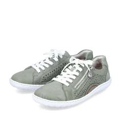 Rieker Colorful Styles-Women'S Lace-Up Shoes Mint Green