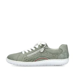Rieker Colorful Styles-Women'S Lace-Up Shoes Mint Green