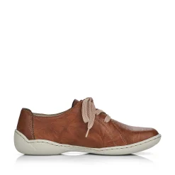 Rieker Low Shoes & Slippers-Women'S Lace-Up Shoes Chestnut Brown