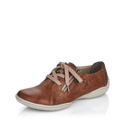 Rieker Low Shoes & Slippers-Women'S Lace-Up Shoes Chestnut Brown