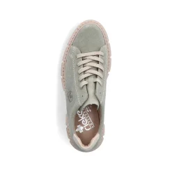 Rieker Low Shoes & Slippers-Women'S Lace-Up Shoes Mint Green