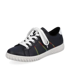Rieker Low Shoes & Slippers-Women'S Lace-Up Shoes Navy Blue