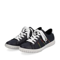 Rieker Low Shoes & Slippers-Women'S Lace-Up Shoes Navy Blue