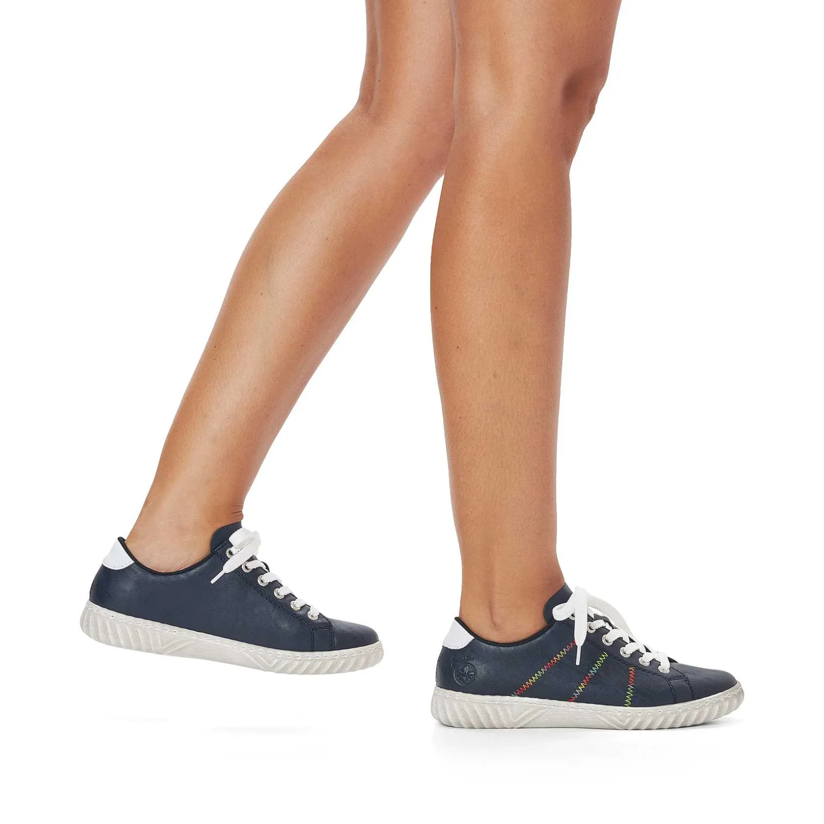 Rieker Low Shoes & Slippers-Women'S Lace-Up Shoes Navy Blue