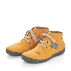 Rieker Low Shoes & Slippers-Women'S Lace-Up Shoes Honey Yellow