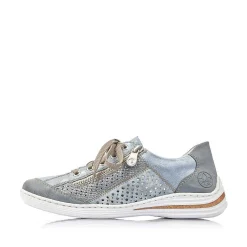 Rieker Low Shoes & Slippers-Women'S Lace-Up Shoes Sea Blue