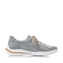 Rieker Low Shoes & Slippers-Women'S Lace-Up Shoes Sea Blue