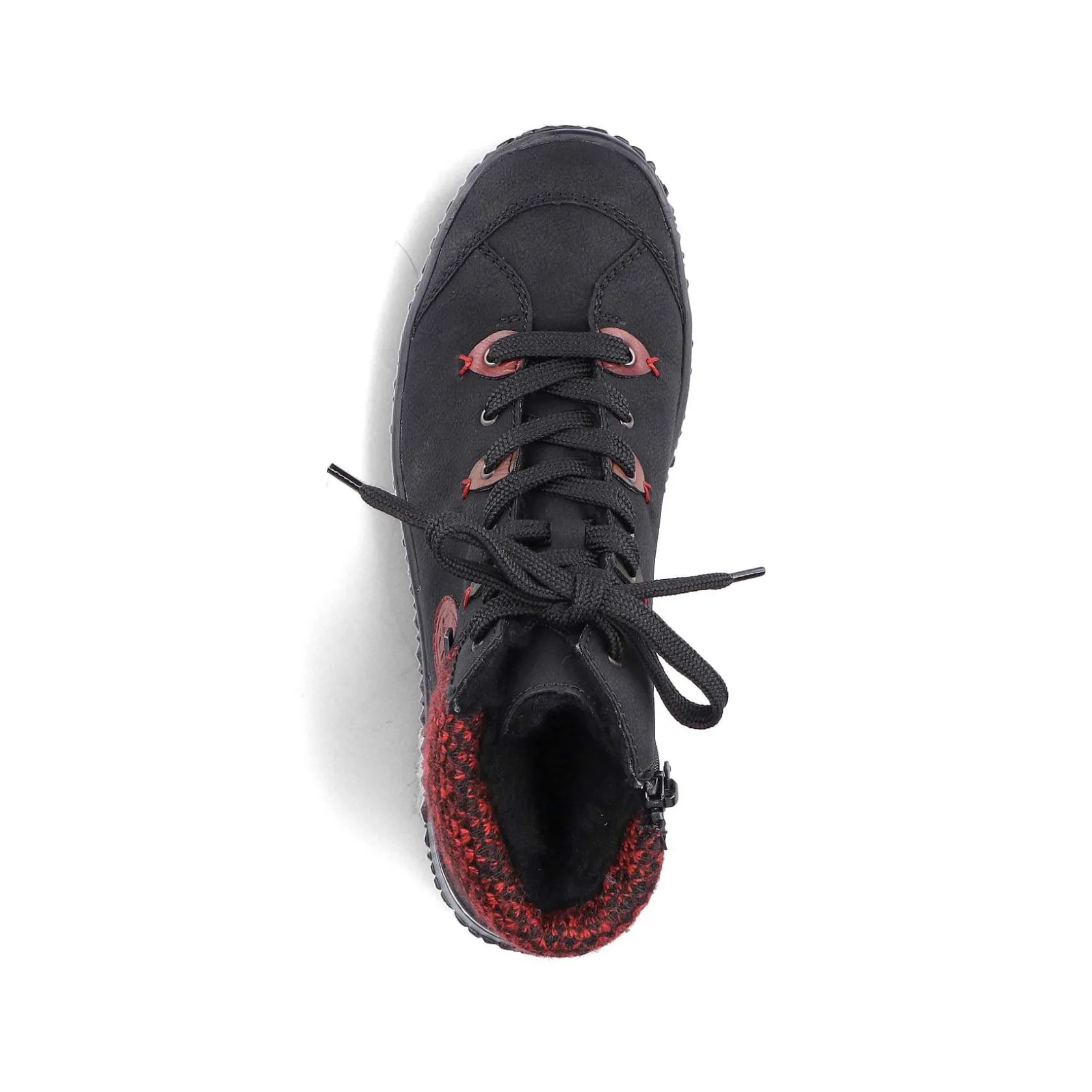 Rieker Low Shoes & Slippers-Women'S Lace-Up Shoes Graphite Black