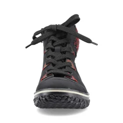 Rieker Low Shoes & Slippers-Women'S Lace-Up Shoes Graphite Black