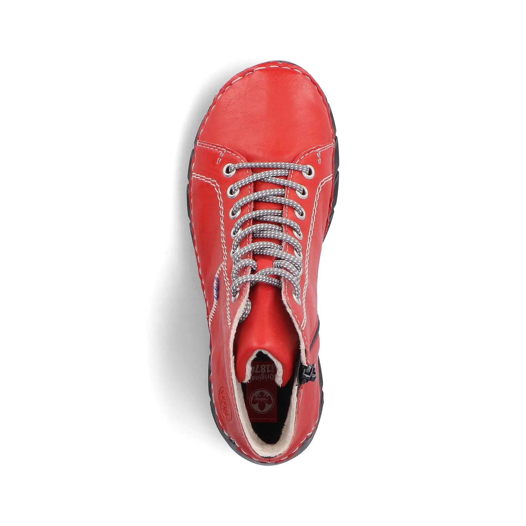 Rieker Low Shoes & Slippers-Women'S Lace-Up Shoes Fire Red