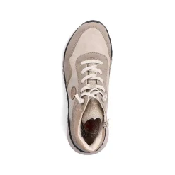 Rieker Low Shoes & Slippers-Women'S Lace-Up Shoes Light Beige