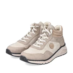Rieker Low Shoes & Slippers-Women'S Lace-Up Shoes Light Beige