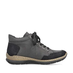 Rieker Low Shoes & Slippers-Women'S Lace-Up Shoes Anthracite