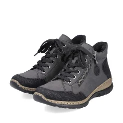 Rieker Low Shoes & Slippers-Women'S Lace-Up Shoes Anthracite
