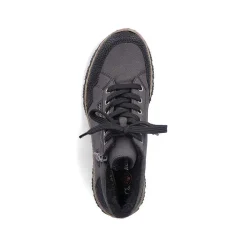 Rieker Low Shoes & Slippers-Women'S Lace-Up Shoes Anthracite