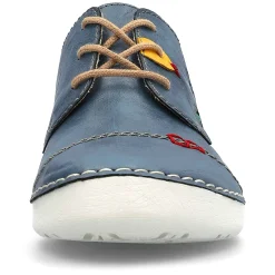 Rieker Low Shoes & Slippers-Women'S Lace-Up Shoes, Slate Blue