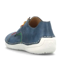 Rieker Low Shoes & Slippers-Women'S Lace-Up Shoes, Slate Blue