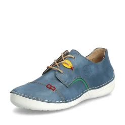 Rieker Low Shoes & Slippers-Women'S Lace-Up Shoes, Slate Blue