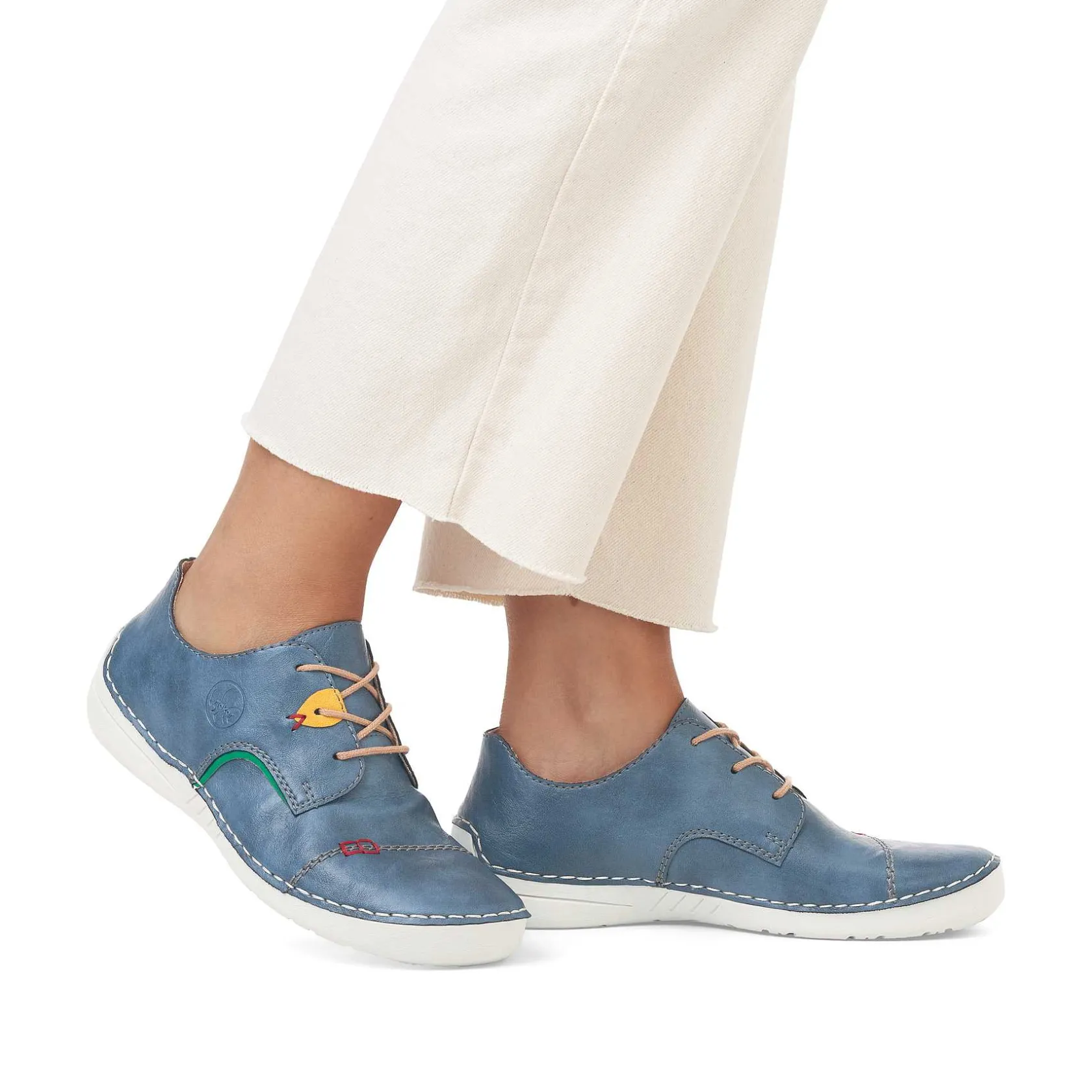 Rieker Low Shoes & Slippers-Women'S Lace-Up Shoes, Slate Blue