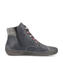 Rieker Low Shoes & Slippers-Women'S Lace-Up Shoes Steel Blue