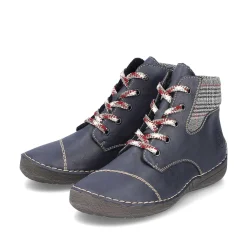 Rieker Low Shoes & Slippers-Women'S Lace-Up Shoes Steel Blue