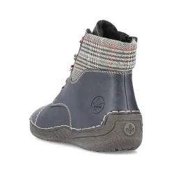 Rieker Low Shoes & Slippers-Women'S Lace-Up Shoes Steel Blue