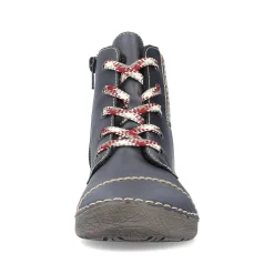 Rieker Low Shoes & Slippers-Women'S Lace-Up Shoes Steel Blue