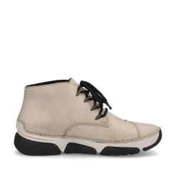 Rieker Low Shoes & Slippers-Women'S Lace-Up Shoes Cream Beige