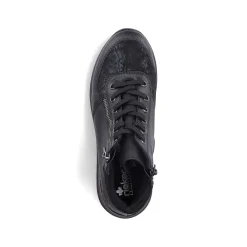 Rieker Low Shoes & Slippers-Women'S Lace-Up Shoes Deep Black