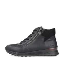Rieker Low Shoes & Slippers-Women'S Lace-Up Shoes Deep Black