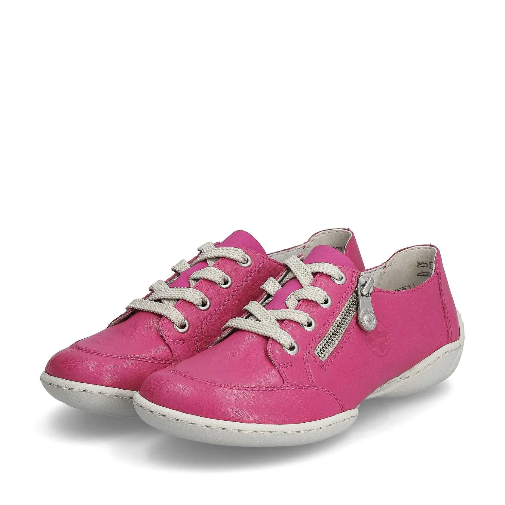 Rieker Colorful Styles-Women'S Lace-Up Shoes Magenta