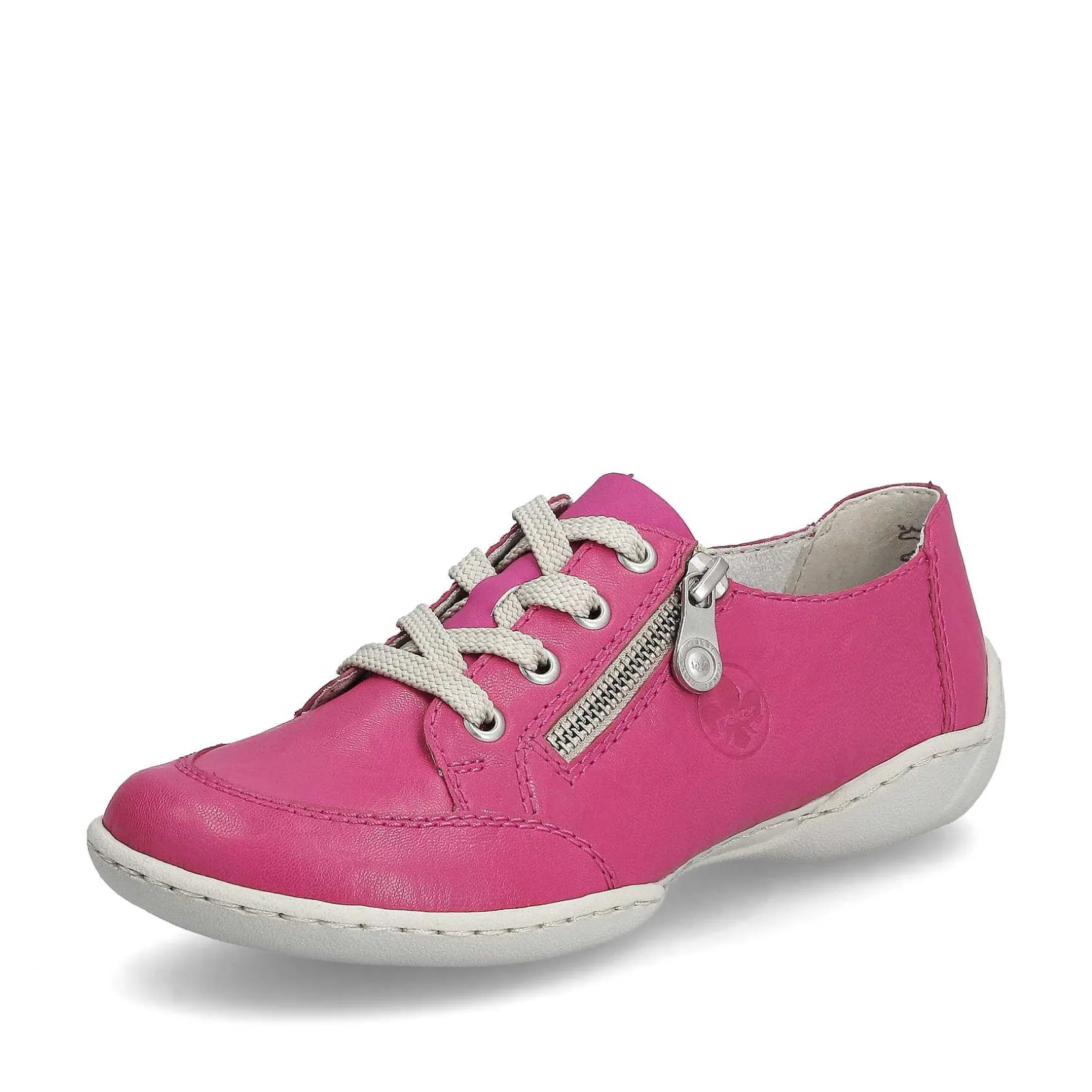 Rieker Colorful Styles-Women'S Lace-Up Shoes Magenta