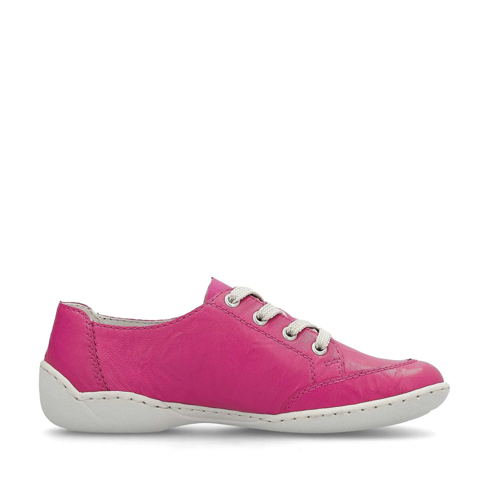 Rieker Colorful Styles-Women'S Lace-Up Shoes Magenta