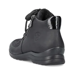 Rieker Low Shoes & Slippers-Women'S Lace-Up Shoes Deep Black