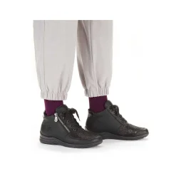 Rieker Low Shoes & Slippers-Women'S Lace-Up Shoes Deep Black