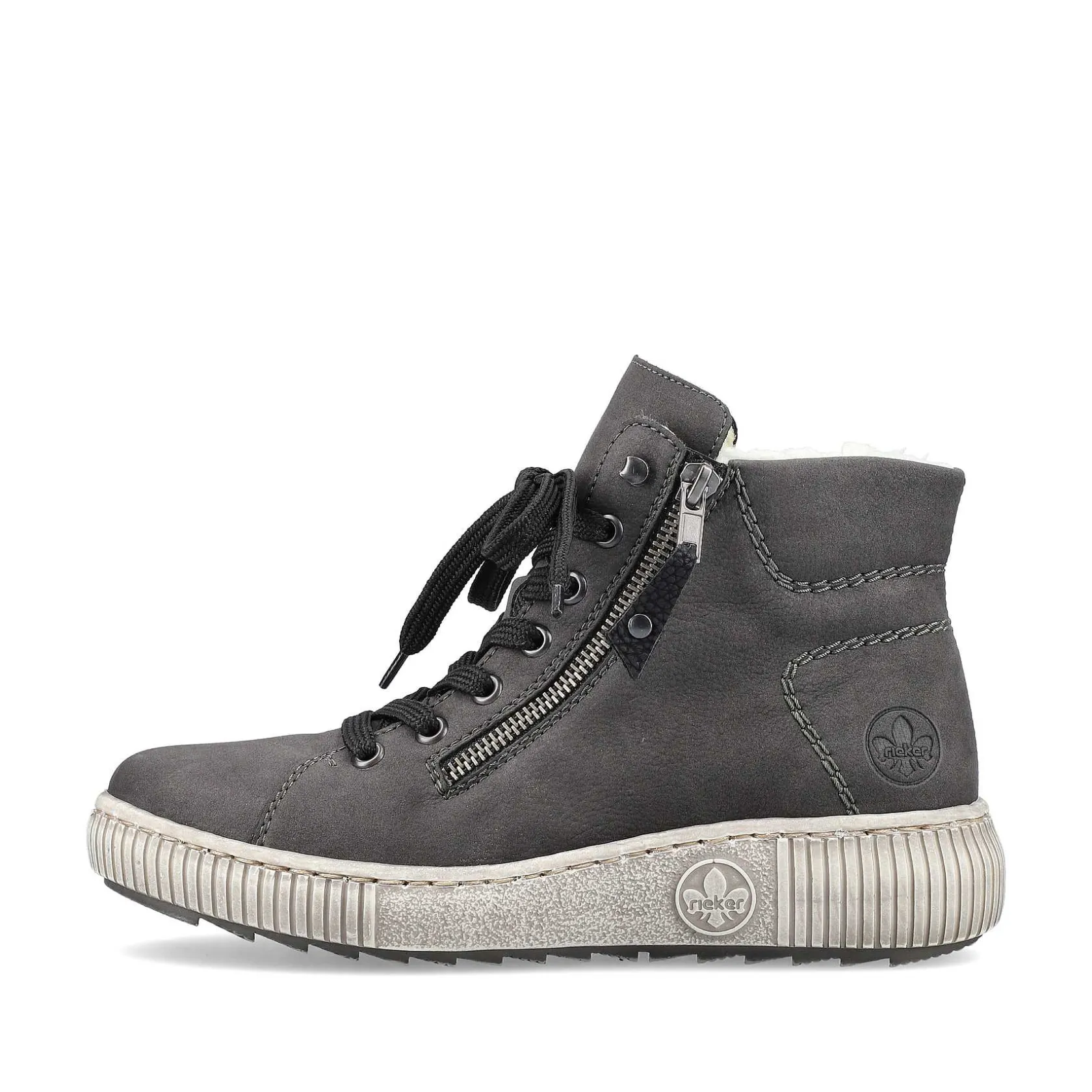 Rieker Low Shoes & Slippers-Women'S Lace-Up Shoes Anthracite