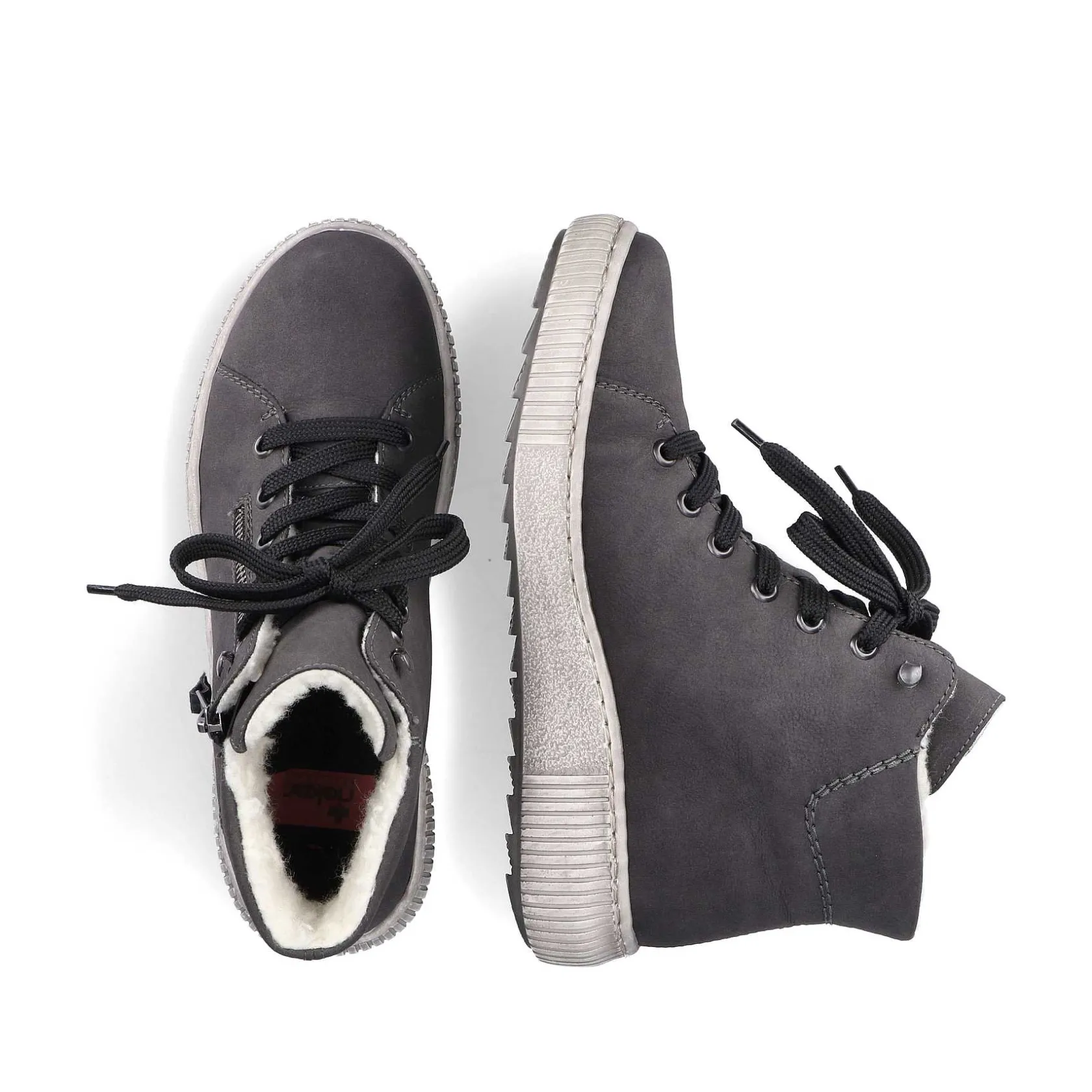 Rieker Low Shoes & Slippers-Women'S Lace-Up Shoes Anthracite