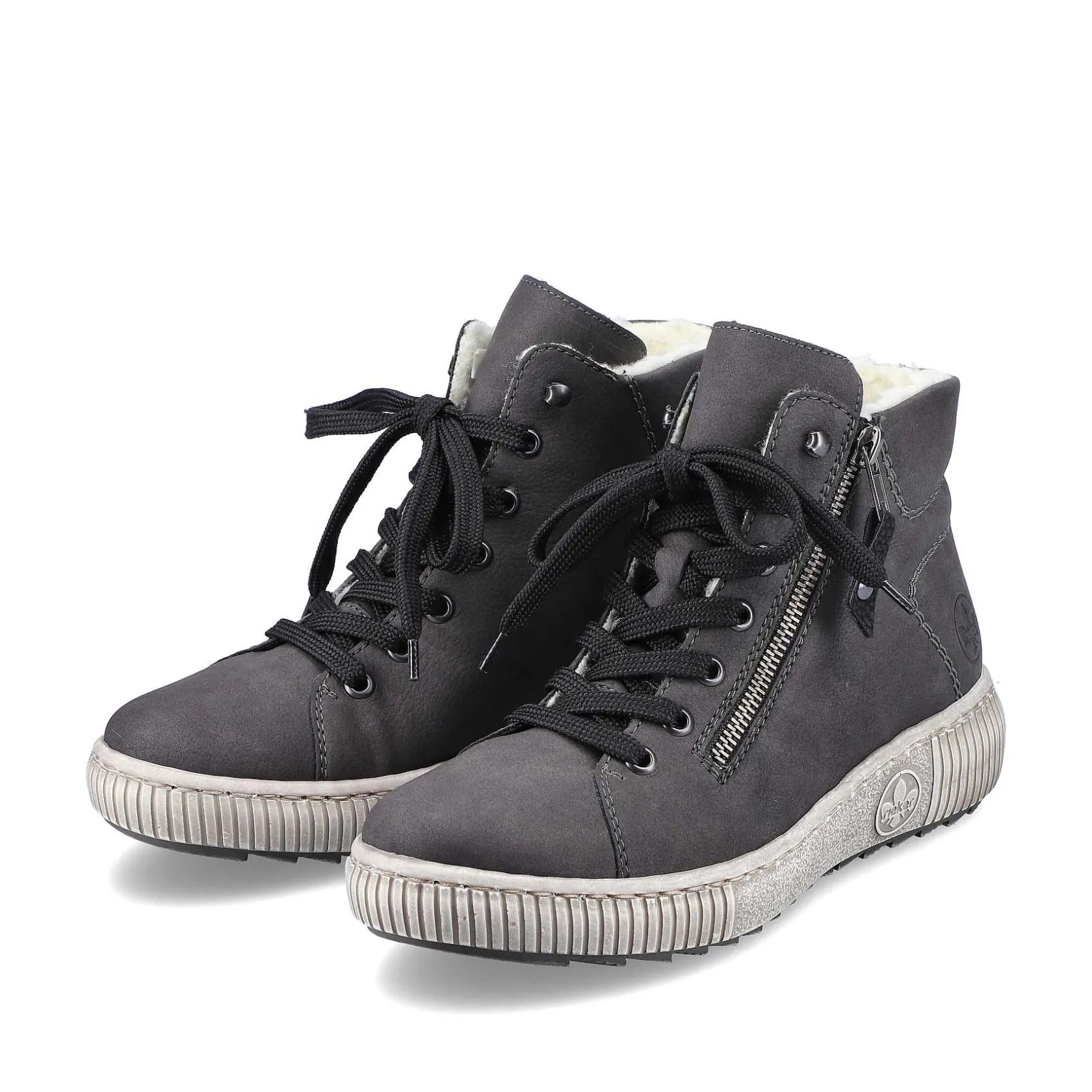 Rieker Low Shoes & Slippers-Women'S Lace-Up Shoes Anthracite