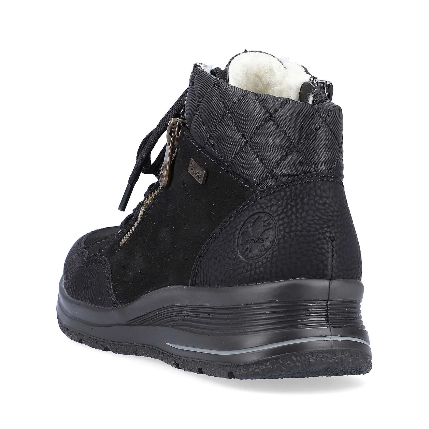 Rieker Low Shoes & Slippers-Women'S Lace-Up Shoes Deep Black