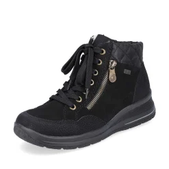 Rieker Low Shoes & Slippers-Women'S Lace-Up Shoes Deep Black