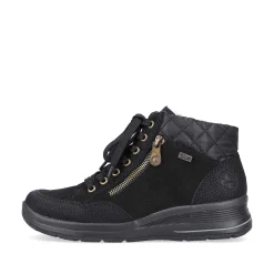 Rieker Low Shoes & Slippers-Women'S Lace-Up Shoes Deep Black