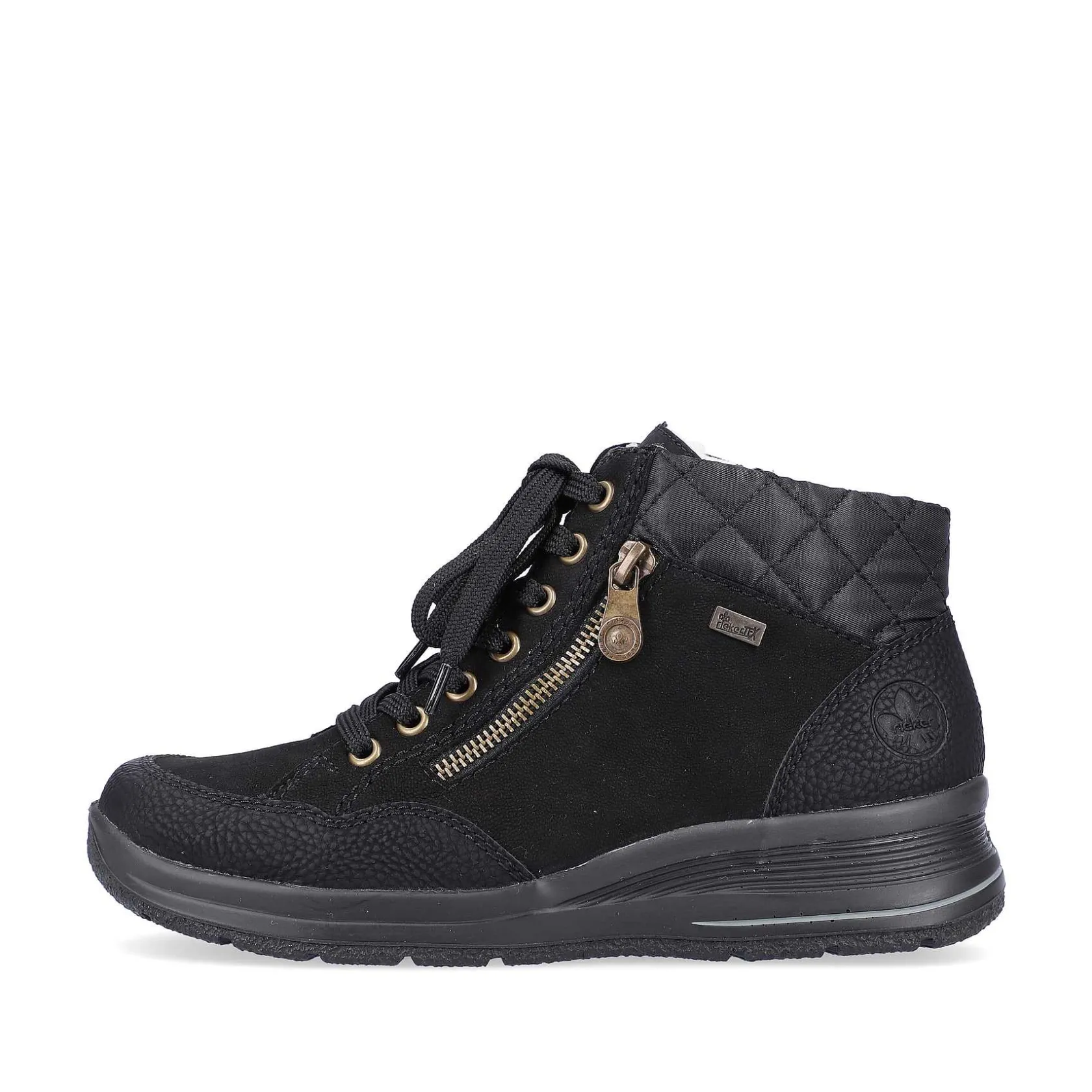 Rieker Low Shoes & Slippers-Women'S Lace-Up Shoes Deep Black