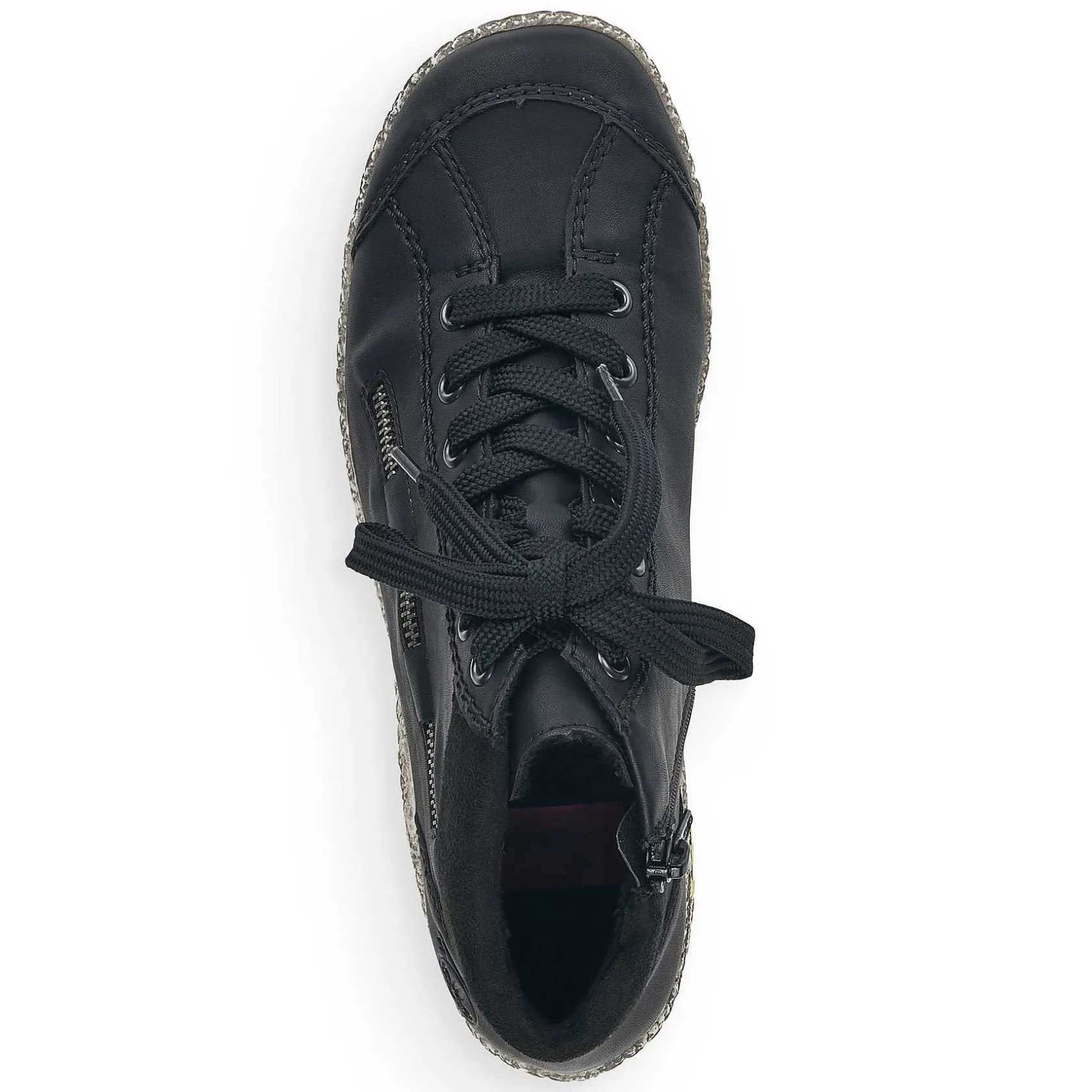 Rieker Low Shoes & Slippers-Women'S Lace-Up Shoes Deep Black